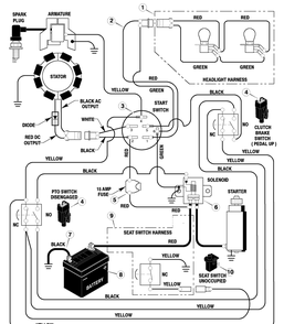 Part Location Diagram of 250X70 Murray DISCONTINUED